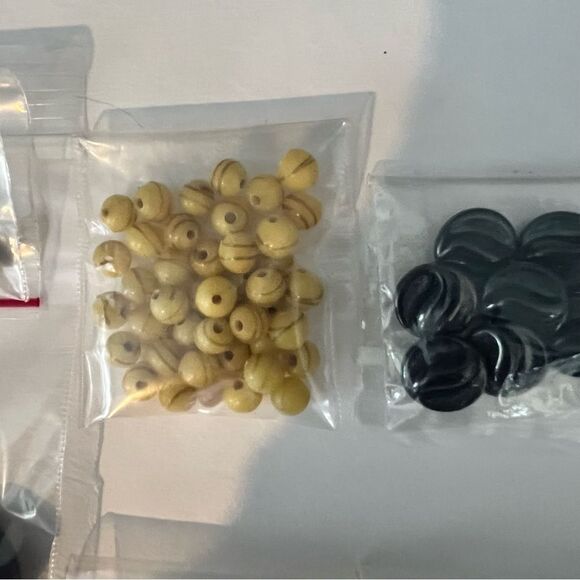 8 Bundles/Semi-precious Assorted Teardrop & Round Beads Jewelry making supplies - Picture 3 of 13